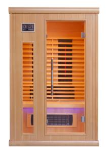Moderne Villa Infrarot Innen sauna 2 Personen Zimmer mit Massivholz schrank und Keramik heizung - Product Image 3