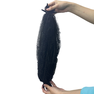 Vente en gros de mèches de cheveux synthétiques <span class=keywords><strong>afro</strong></span> <span class=keywords><strong>kinky</strong></span> de 24 pouces pour tresses africaines, cheveux pour tresses, cheveux pour crochet - Product Image 4