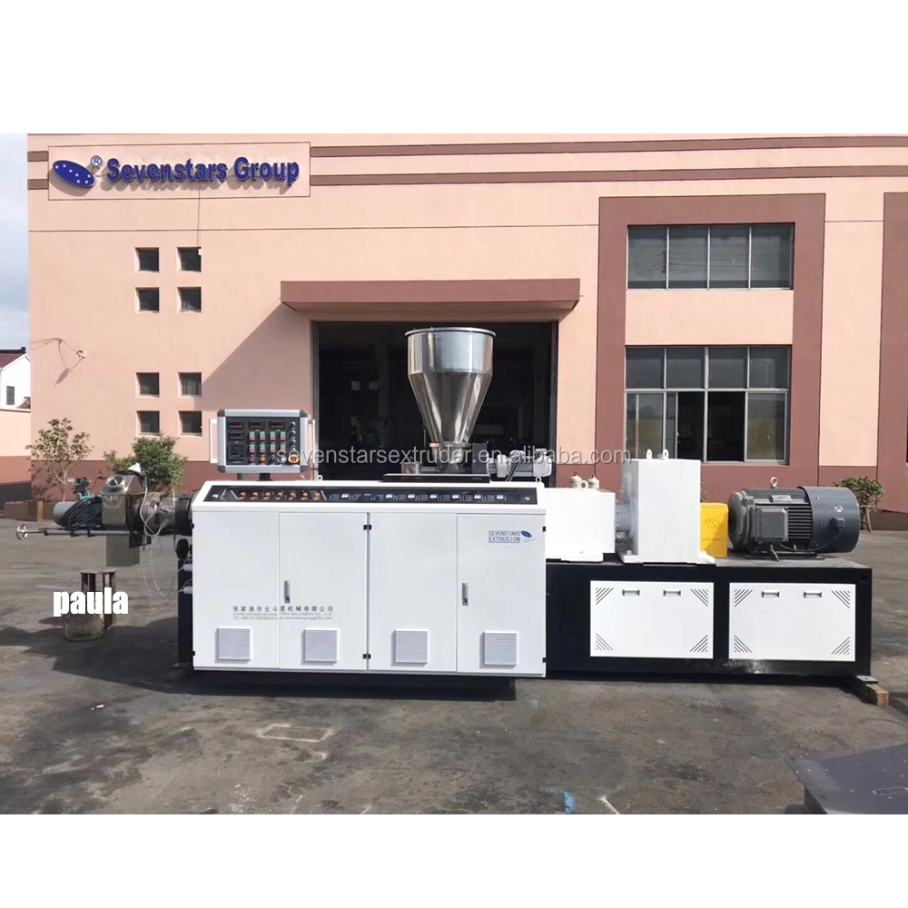 Линия гранулирования ПВХ порошка, машина для производства пластиковых гранул из переработанных материалов, экструдер, машина для изготовления гранул из ПВХ