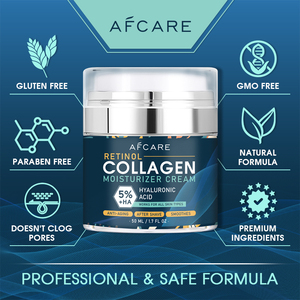 Crema Viso Riparatrice Sbiancante per Uomo Antietà e Antirughe con Retinolo e Collagene, Crema Viso Rassodante per Uomo - Product Image 2