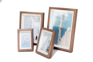 Khung ảnh hình chữ nhật bằng gỗ tự nhiên, bền, nhẹ, thân thiện với môi trường, có thể tùy chỉnh, đơn giản, treo tường, kiểu hộp bóng, rất được ưa chuộng - Product Image 6