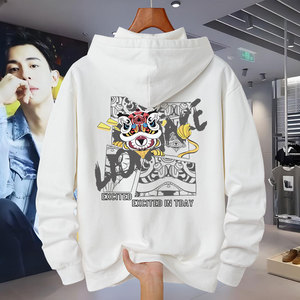 T-shirt à manches longues <span class=keywords><strong>pour</strong></span> hommes d'âge <span class=keywords><strong>moyen</strong></span>, nouveau style automne-hiver, sweat à capuche 2026, haut <span class=keywords><strong>en</strong></span> velours haut de gamme, style masculin - Product Image 1