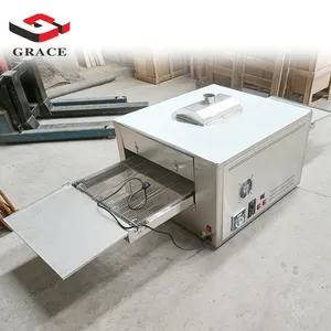 Cinta Transportadora de Gas comercial transportador horno de pizza a la venta Grace Kitchen Acero inoxidable UAE proporcionado restaurante 12 pulgadas 18 pulgadas