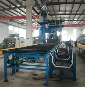 QH69 series Roller Conveyor Type H Beam I Beam Steel Structure Abrasive Shot Blasting Cleaning Equipment