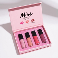 Caja de Brillo Labial de Lujo con Logotipo Personalizado, Empaque Rígido Magnético Premium para Bálsamo Labial y Lápiz Labial, Estuche de Almacenamiento para Regalo de Productos de Belleza