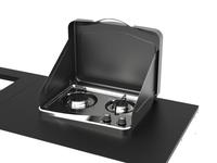 Cuisinière à gaz extérieure intégrée pour véhicule de loisirs RV, propane, pour le marché américain et le Canada RVS-04
