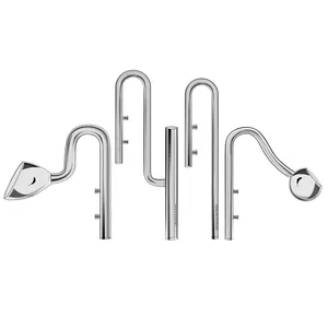 AQUAPRO Eco-vriendelijke Transparante 16mm Inlaat Uitlaat Glazen Lily Pipe Set Visbak Filtersysteem Aquascaping Aquarium 200L - Product Image 1