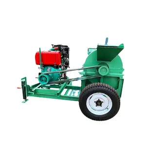 coconut husk shredder wood chipper/coconut husking machine/coconut husk chips machine