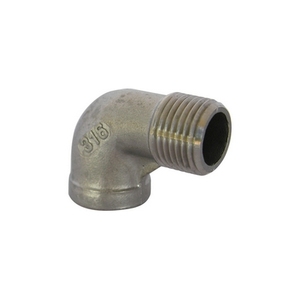 Coude en acier inoxydable MF 90 de 1/2 pouce pour raccords de tuyauterie - Product Image 1