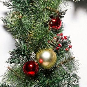 Guirnalda Navideña de PVC de Lujo de 270 cm con Decoración de Bolas, Artículos de Fiesta para Decoración del Hogar, Diseño en Oferta - Product Image 3