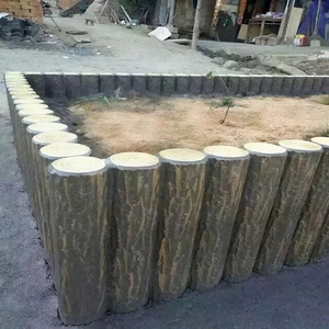 Moldes para Barandillas de Madera, Moldes para Estacas de Madera, Barandillas con Aspecto de Madera para Parques, Plantillas Circulares de Cemento para Jardín, Huertos, Villas - Product Image 6