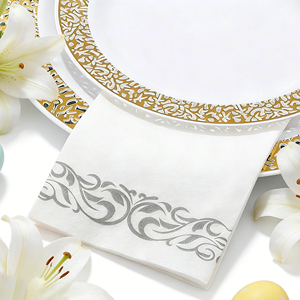 Serviettes <span class=keywords><strong>en</strong></span> <span class=keywords><strong>papier</strong></span> personnalisées imprimées <span class=keywords><strong>en</strong></span> usine, bon marché, de haute qualité, pour la table, la cuisine, l'hôtel, serviettes de table <span class=keywords><strong>en</strong></span> <span class=keywords><strong>papier</strong></span> 2 plis - Product Image 3