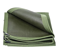 Bâche en toile enduite de silicone imperméable 500D 610gsm, résistante aux déchirures, renforcée, pour camion à plateau ouvert