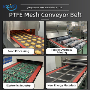 لفة قماش شبكي من الألياف الزجاجية PTFE، حزام ناقل شبكي للفرن، عالي القوة ومقاوم للحرارة العالية، خالٍ من القلويات، منسوج عادي - Product Image 3