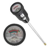 Testeur de pH du sol portable 2 en 1, capteur, écran LCD, sonde métallique personnalisable, précision de 0,5 pH, plage de pH de 3 à 9, OEM pris en charge