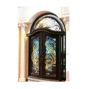 Puertas de hierro de alta calidad con vidrio Fábrica de China para ventas al por mayor - Product Image 3