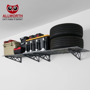 Di alta qualità Anti-ruggine sulla parete serie bianco flessibile installazione Garage soluzione di stoccaggio strumenti Organizer staffa a parete - Product Image 1