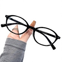 8171 Nouvelles montures de lunettes unisexes artistiques anti-lumière bleue style punk avec motif géométrique et verres AC - Haute qualité, vente en gros