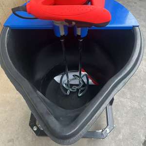 Malaxeur à béton électrique auto-nivelant avec tambour <span class=keywords><strong>de</strong></span> mélange 110/220V, réservoir <span class=keywords><strong>de</strong></span> mélange portable pour béton, peinture, <span class=keywords><strong>mortier</strong></span>, ciment - Product Image 2