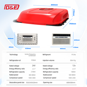 Aire Acondicionado Integrado para Techo de Camión, 12v y de 3800btu a 10000btu, Gran Oferta 2021 - Product Image 5