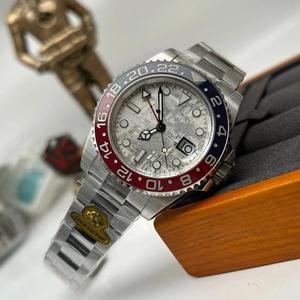 40mm <b>Men</b> Sport Mechanical <b>Watch</b> Stainless Steel Bracelet Black Dial Luminous Male Business <b>Wrist</b> <b>Watch</b> With Gift Box - Product Image 4
