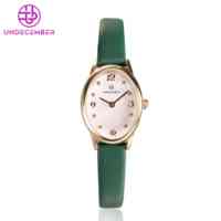 Montre-bracelet pour femme en acier inoxydable 304 et cuir, fabrication originale Undecember, personnalisable ODM/OEM, avec cadran en nacre, mouvement à quartz