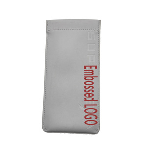 Tùy chỉnh in logo thời trang PU Kính mát mềm Túi kính trường hợp Boutique nhỏ da dệt - Product Image 3