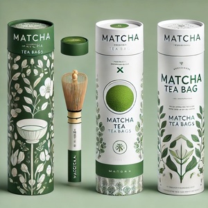 Empaque Personalizado con Logotipo, Caja de Cartón para Jabón, Empaque de Lujo Biodegradable para Matcha Chasen, Tubo de Papel para Té Matcha Personalizado - Product Image 2
