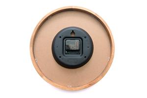 Plastik malzeme ve elektrik güdü ahşap çerçeve ile Modern benzersiz fanus camı duvar saati ahşap sessiz dijital saat - Product Image 4