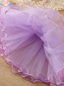<span class=keywords><strong>Gonna</strong></span> in <span class=keywords><strong>Tulle</strong></span> per <span class=keywords><strong>Bambina</strong></span> con Orlo Arricciato e Mezza <span class=keywords><strong>Gonna</strong></span> - Product Image 6