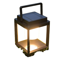 Lampu Senter Tangan LED Solar Camping Outdoor Portable IP44 Taman Rumah Dapat Diredupkan
