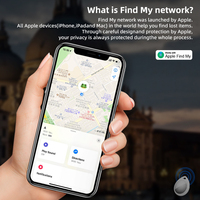Traceur GPS SeekTag Android/iOS FindMy pour animaux de compagnie, sans frais, anti-perte, le plus petit, avec navigation mondiale