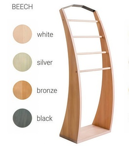 Appendiabiti Moderno con Design Curvo per <span class=keywords><strong>Camera</strong></span> <span class=keywords><strong>da</strong></span> Letto e Bagno, <span class=keywords><strong>Porta</strong></span> Asciugamani e Organizzatore per Vestiti, Stand Appendiabiti <span class=keywords><strong>da</strong></span> Terra - Product Image 5