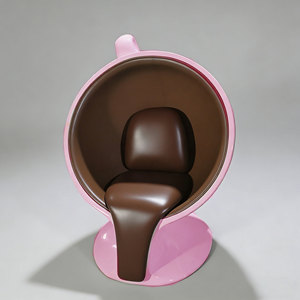 <span class=keywords><strong>Fauteuil</strong></span> Art Déco Y076 unique en fibre de verre en forme de tasse à café, mobilier de luxe, <span class=keywords><strong>fauteuil</strong></span> en PU premium pour centre commercial, hôtel, maison, café - Product Image 2