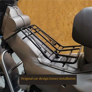 Motorfiets achterdrager bagagerek voor CT125 JFG Racing Carbon staal zwart - Product Image 5