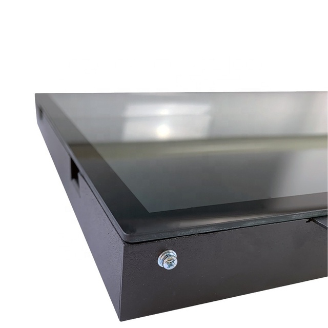 PCT Factory vandal proof 21.5 Embedded capacitive touch display IP65 waterproof cover glass thickness USB interface