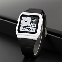 Reloj Deportivo SKMEI 2347 de Plástico para Hombre, Resistente al Agua 50M, con Cuenta Regresiva Digital, Reloj de Pulsera para Mujer, NUEVO 2024
