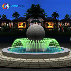 <span class=keywords><strong>Fontaine</strong></span> d'eau de Sculpture de boule de pierre de piscine de Dia.6m de décoration de jardin extérieur - Product Image 4