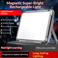 Lampe de travail LED magnétique puissante IP20 pour extérieur, éclairage d'urgence pour réparation automobile, rechargeable, longue durée, trois températures de couleur