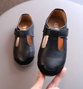 Jolies chaussures de princesse classiques à semelle souple pour filles, chaussures d'école en cuir noir confortables pour enfants - Product Image 5