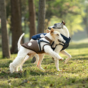 Veste pour <span class=keywords><strong>chien</strong></span> super populaire et luxueuse, coupe-vent, imperméable et confortable, avec <span class=keywords><strong>harnais</strong></span>, du fabricant d'origine - Product Image 2