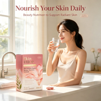 Appelstamcel Collageen Peptiden Vitamine C E Zink Gereduceerd Glutathion Antioxidant Beauty Supplement Frambozenextract (60)