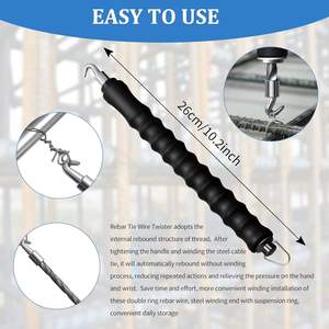 سلك ربط من الفولاذ المقاوم للصدأ <span class=keywords><strong>304</strong></span> بطول 24 بوصة مع عبوة كبيرة تحتوي على 500/1000 قطعة - مناسب للبيع بالجملة لتثبيت النباتات البحرية والحدائق - Product Image 4