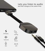 2 in 1 Typ C bis 3,5mm Kopfhörer und USB C Lade buchse Audio Adapter
