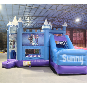 <span class=keywords><strong>Castillo</strong></span> Inflable Comercial de Grado Comercial en Oferta, <span class=keywords><strong>Castillo</strong></span> Inflable de Princesa <span class=keywords><strong>Frozen</strong></span> con Tobogán para la Venta - Product Image 1