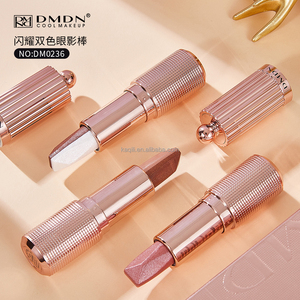 Kaqili Golden Gradual Change Shining Two Colors Eyeshadow Stick Larga Duración 2 en 1 Sparkle Highlight Stick - Product Image 5