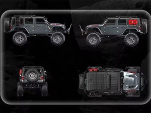 HB Toys 1/10 escala 4WD R1011 -R1016 Wilderness RC Crawler Truck <span class=keywords><strong>RUBICON</strong></span> RTR con 550 Motor cepillado y luces LED IPX4 a prueba de salpicaduras - Product Image 6