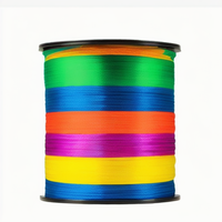 Vente en gros 8 fils multi-couleur tressé ligne de pêche