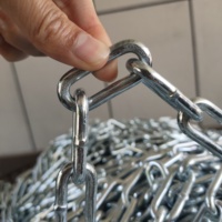 Chaîne de classe 30, 3/16 pouce de longueur, chaîne en spirale de classe 30, chaîne zinguée pour le remorquage, l'exploitation forestière, l'agriculture et les garde-corps