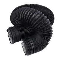 Tuyau métallique flexible circulaire double couche avec feuille d'aluminium, adapté aux systèmes CVC des hôtels